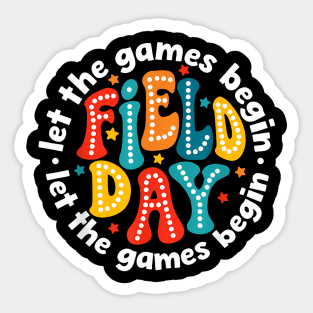 Field Day Let The Games Begin 2024 Kids Boys Girls Teachers Sticker